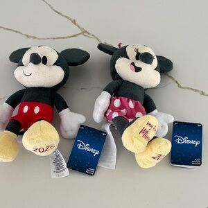 Disney Mickey and Minnie Mouse Plush Toys - 2025